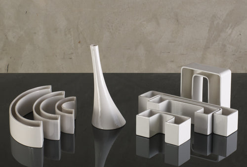 ANGELO MANGIAROTTI (1921 - 2012) COLLECTION OF EIGHT VESSELS